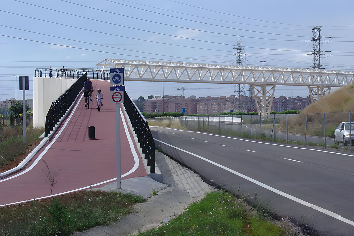 Full FRP Footbridge in Spain